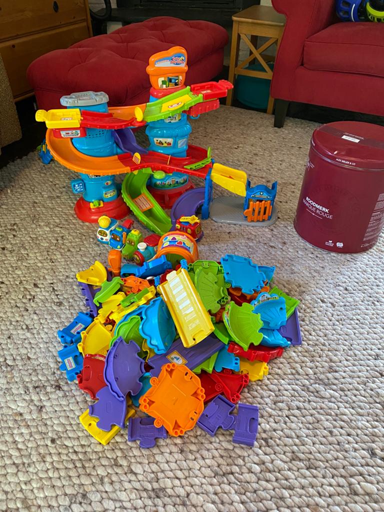 Vtech Toet toet auto’s - 3x set + 7x voertuig!, Ophalen, Zo goed als nieuw