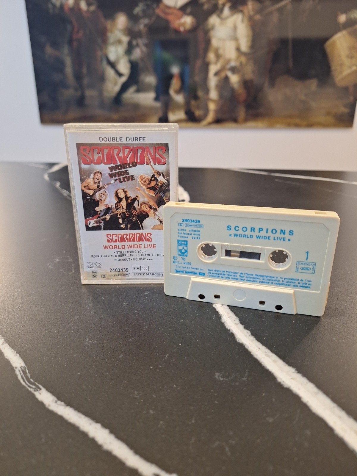 Scorpions - World Wide Live Cassette (1985), Gebruikt, 1 bandje, Ophalen of Verzenden, Origineel
