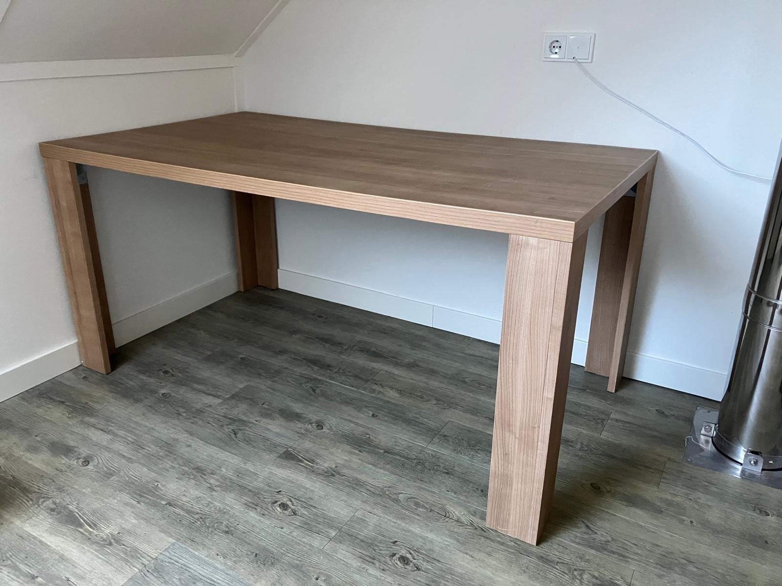 Eet/werktafel 160x90 cm, Huis en Inrichting, Tafels | Eettafels, Ophalen, Gebruikt, 50 tot 100 cm, 150 tot 200 cm
