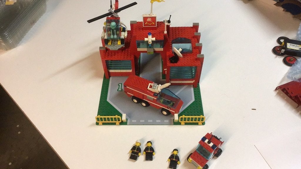 lego vintage brandweer karzerne, Ophalen of Verzenden, Gebruikt