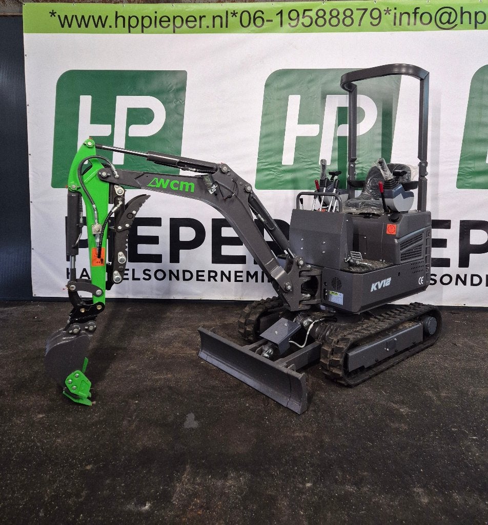 WCM-KV12 minigraver graafmachine 1.2 ton