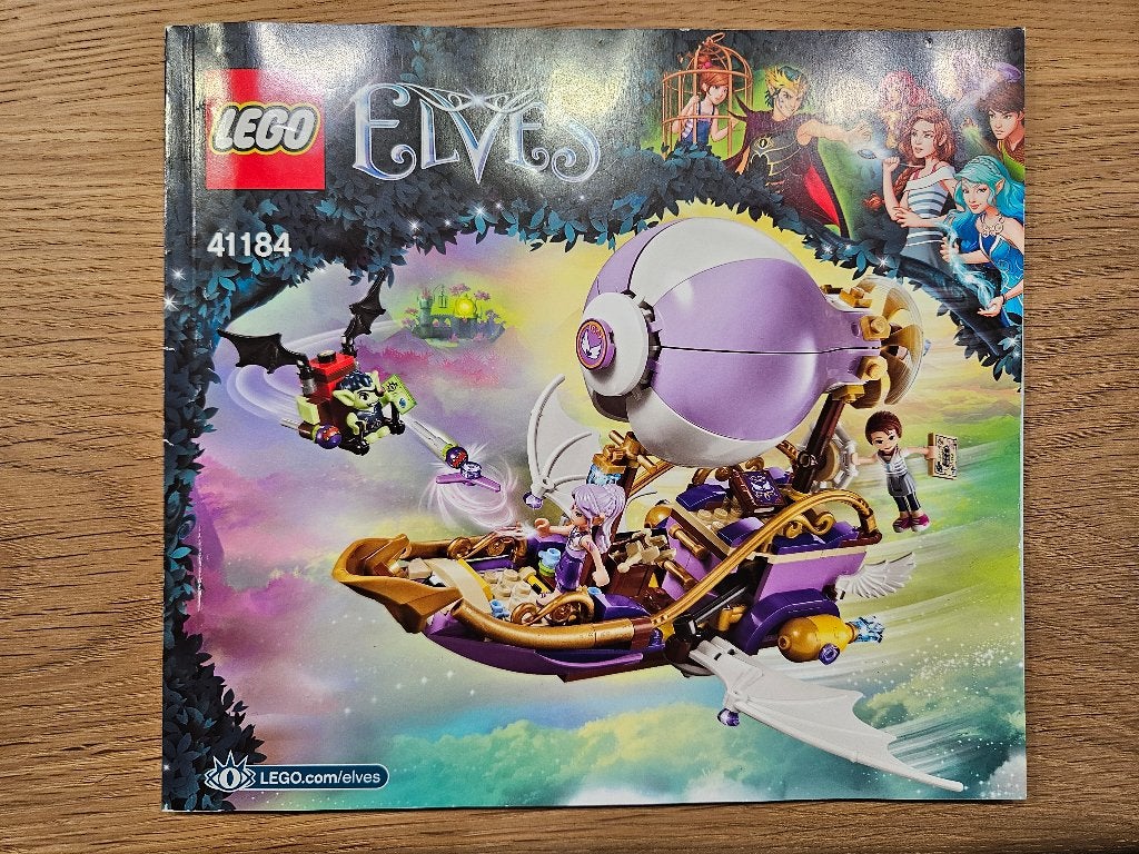 Lego Elves 41184 Aira's luchtschip & de jacht op het amulet, Overige thema's, Lego, Ophalen of Verzenden, Zo goed als nieuw