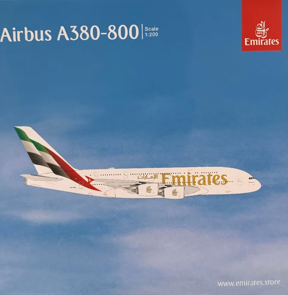 Gemini200 Emirates Airbus A380-800 1.200, Ophalen of Verzenden, Schaalmodel