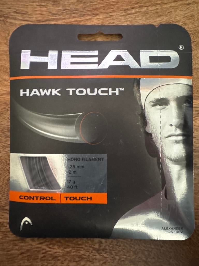 HEAD Hawk Touch Tennis Snaar 1.25mm - Nieuw, Sport en Fitness, Tennis, Ophalen of Verzenden, Zo goed als nieuw, Grip of Snaar