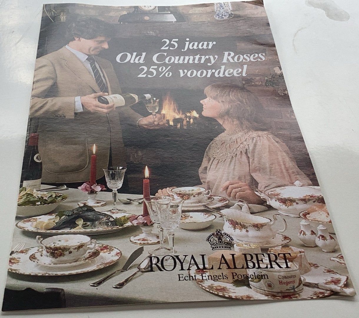Royal Albert folder met 6 blz, Ophalen of Verzenden, Zo goed als nieuw, Overige typen