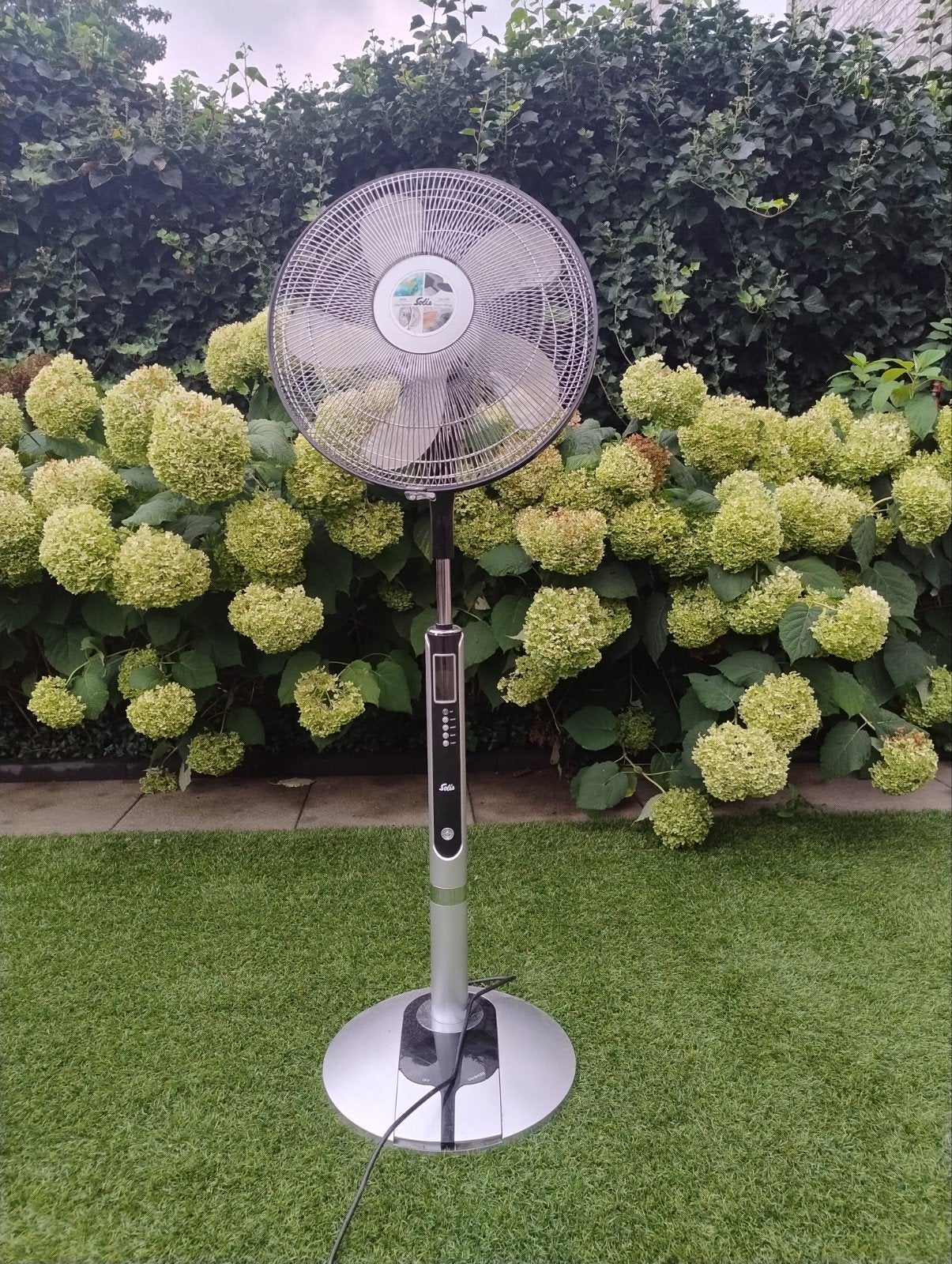 Solis Statiefventilator met afstandsbediening, Ophalen, Ventilator met afstandsbediening, Zo goed als nieuw, Statiefventilator