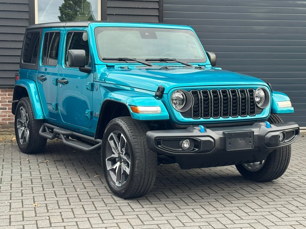 Jeep Wrangler Unlimited 4x4 hybride 4xe 380 Groot multimedia, Auto's, Jeep, Bedrijf, Wrangler, 4x4, ABS, Achteruitrijcamera, Adaptive Cruise Control