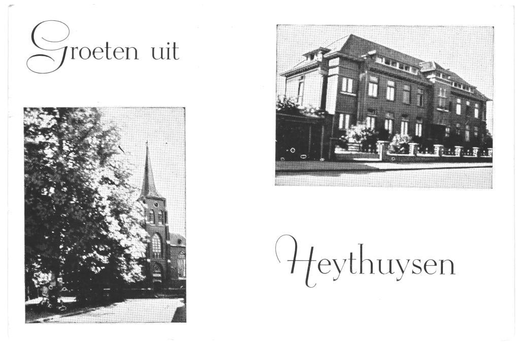 991305 Heythuyzen Limburg 1949 Gelopen met postzegel, Ophalen of Verzenden, 1940 tot 1960, Gelopen, Limburg