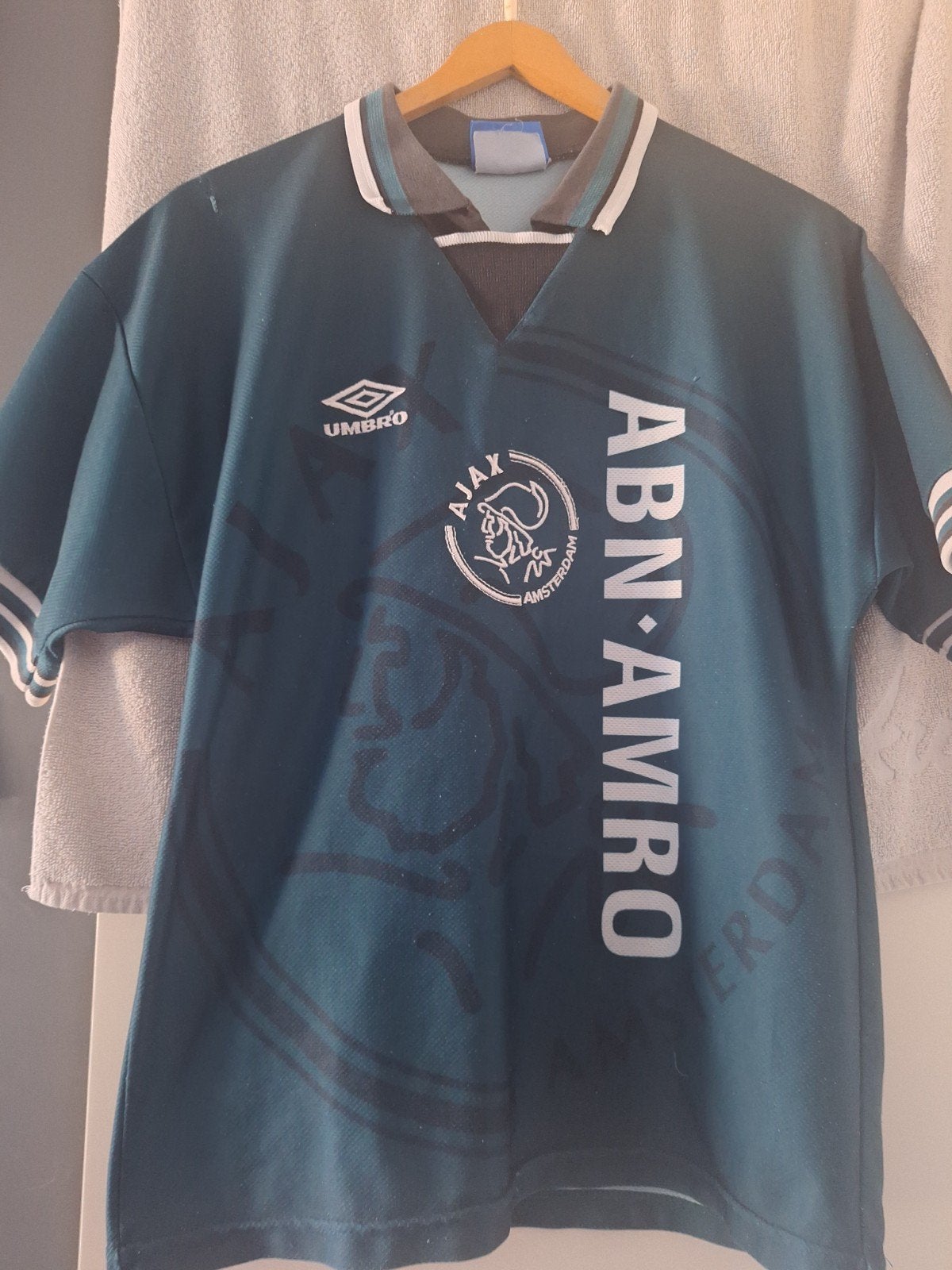 Vintage Ajax uitshirt 1993/1994 - Kindermaat Y, Maat XS of kleiner, Ophalen of Verzenden, Gebruikt, Shirt