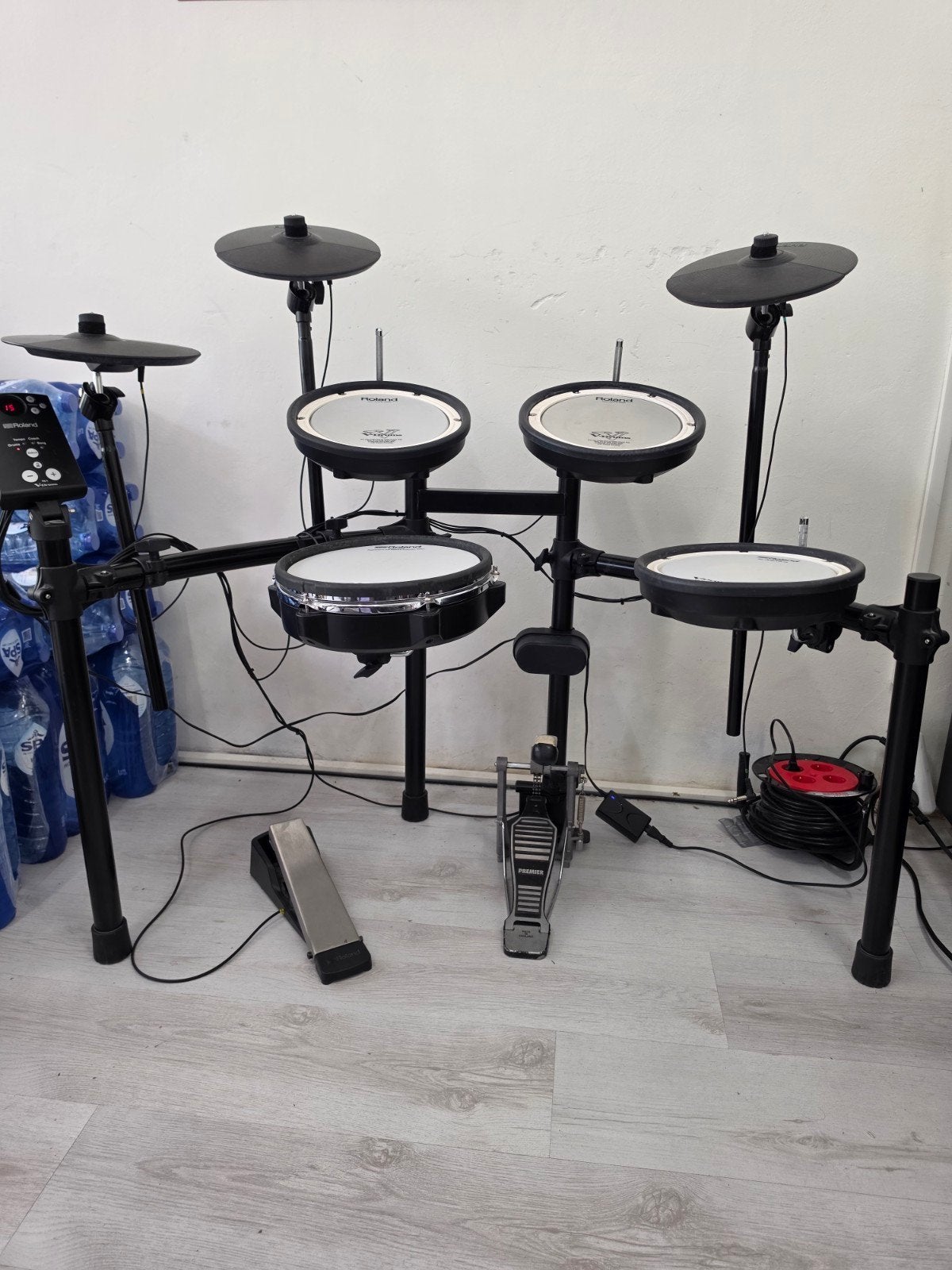 Roland TD-1 V elektronische drumstel complet, Muziek en Instrumenten, Ophalen of Verzenden, Zo goed als nieuw, Roland