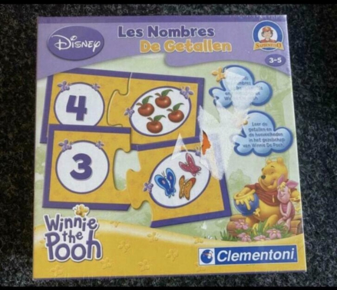 Clementoni Disney winnie de pooh * de getallen * NIEUW, Ophalen of Verzenden, Nieuw, Taal en Lezen