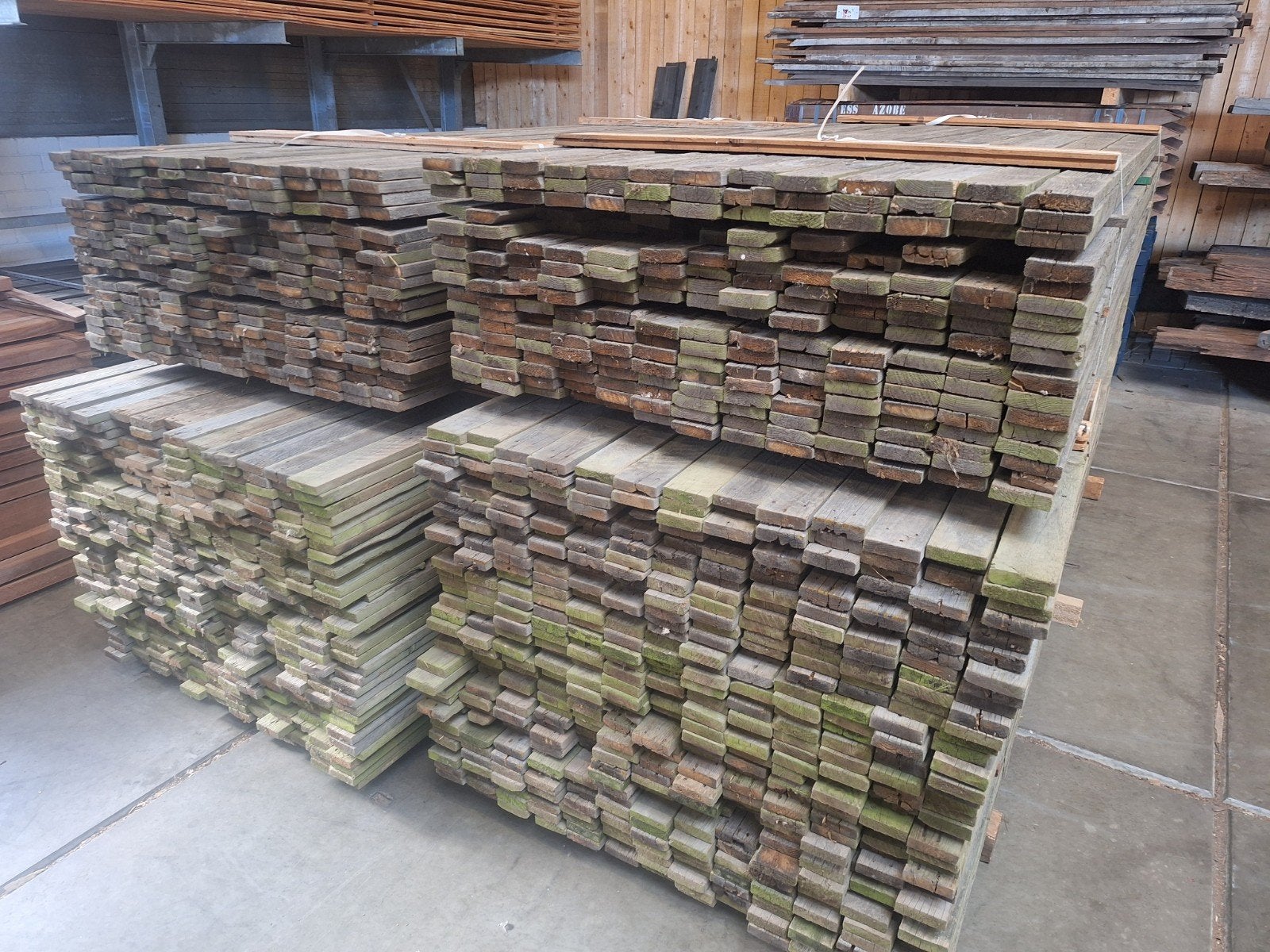 Foto 7 van mooie  partij  sloophout  planken  barnwood