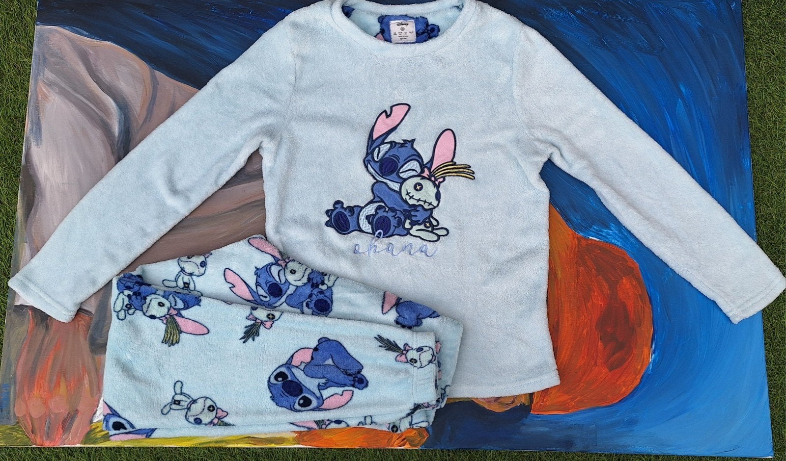 Disney Stitch Pyjama Set - Maat EU 34-36, Disney, Ophalen of Verzenden, Zo goed als nieuw, Maat 34 (XS) of kleiner