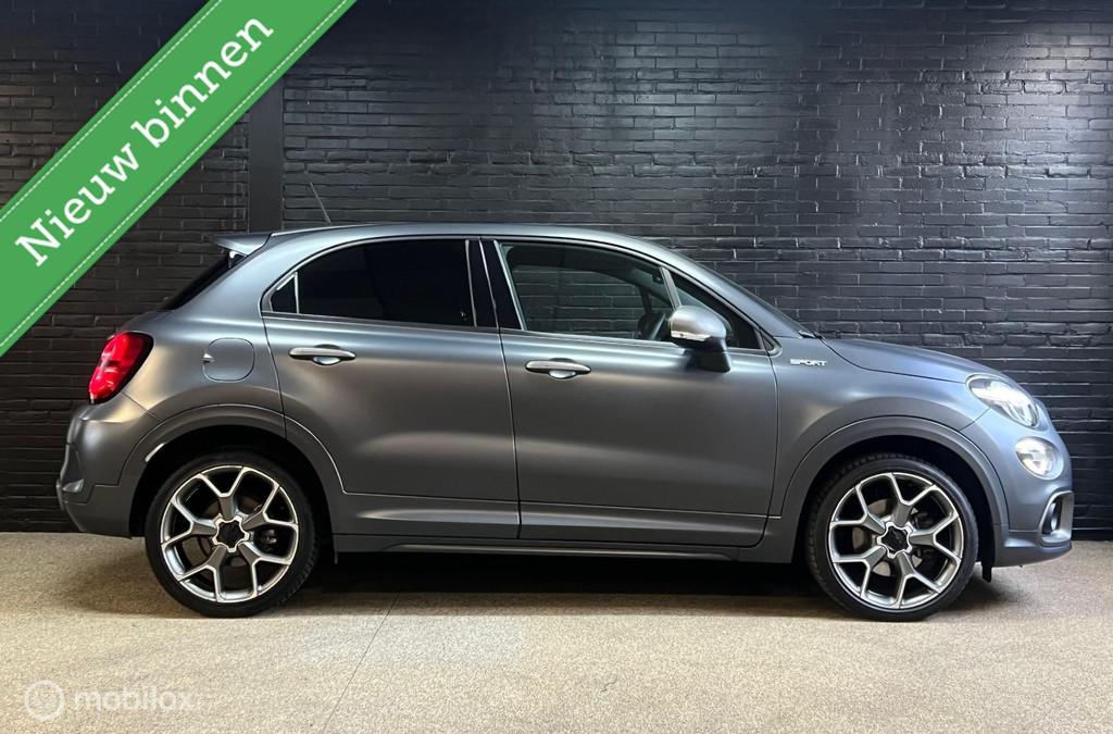 Fiat 500X Firefly Sport 1e EIG AUTOMAAT LEDER CAMERA KEYLESS, Auto's, Fiat, Gebruikt, 500X, Leder, Zilver of Grijs