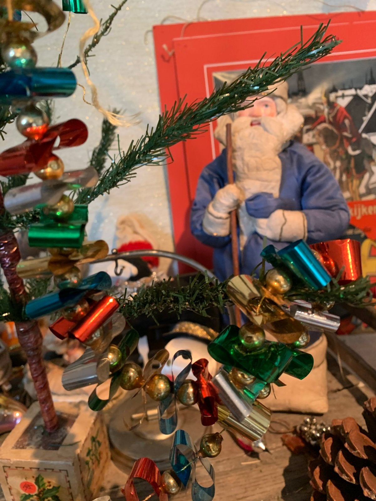 Kerst quirlande kralen ketting, T, Ophalen of Verzenden, Zo goed als nieuw, N