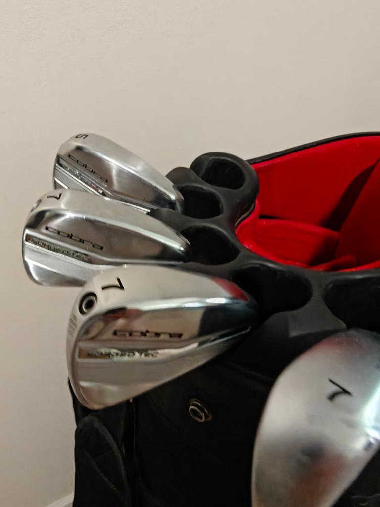 Cobra king ijzer 7+ ijzer 5 / forged tec +aerojet + shaft, Ophalen of Verzenden, Zo goed als nieuw, Club, Overige merken