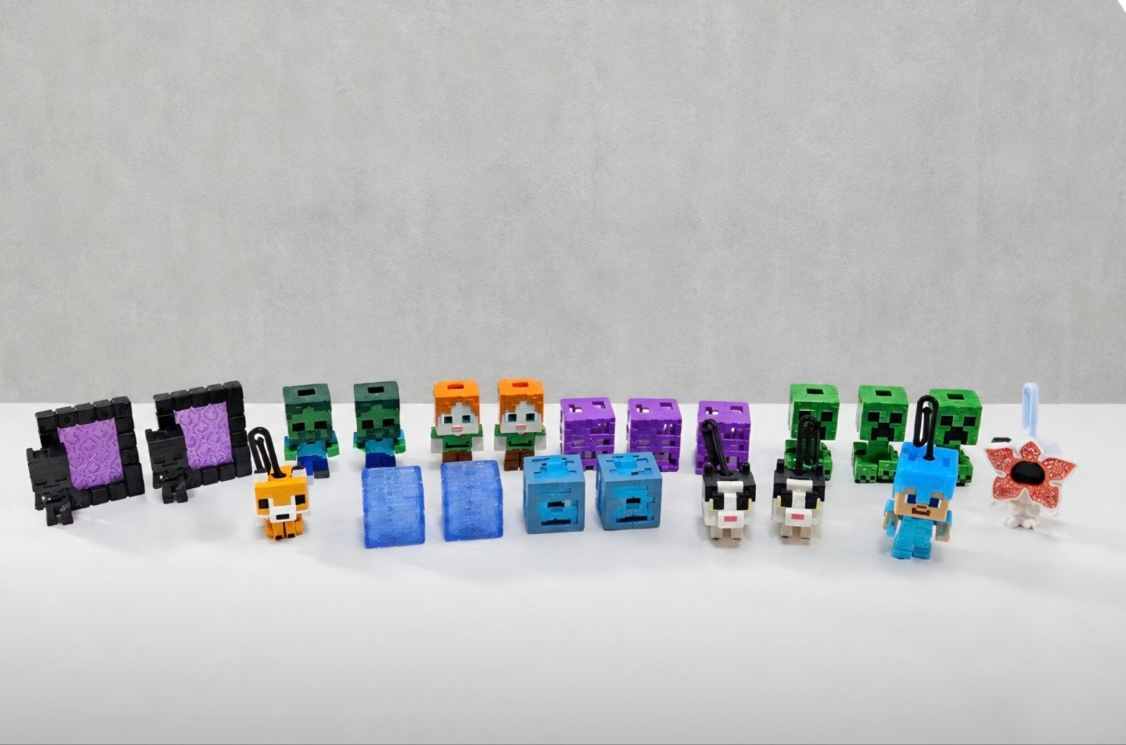 Grote set Minecraft mini figuurtjes en hanger (18+1 stuks), Ophalen of Verzenden