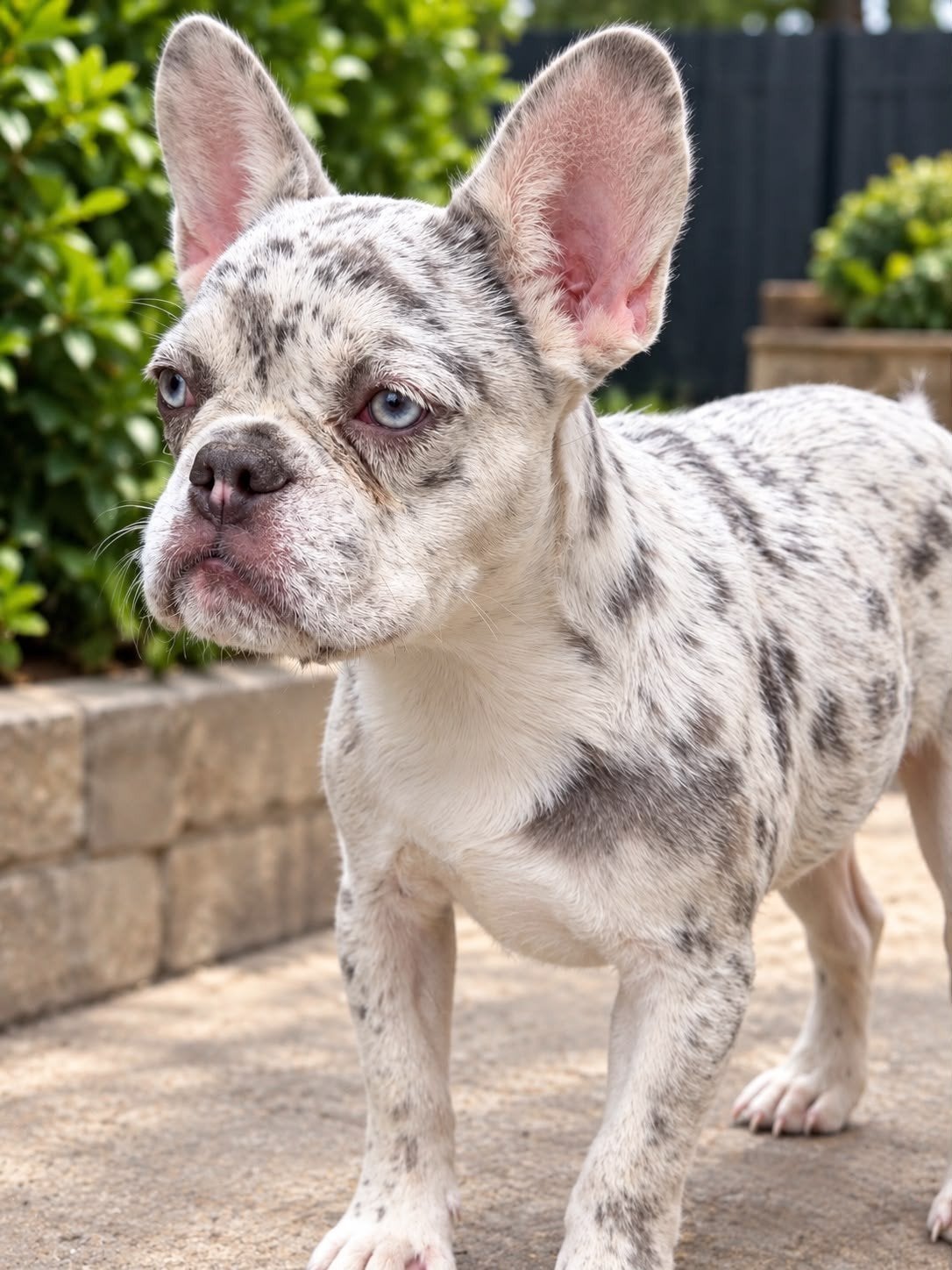 prachtige franse bulldog pup merle teefje, Dieren en Toebehoren, Particulier, 15 weken tot 1 jaar, Buitenland, Teef