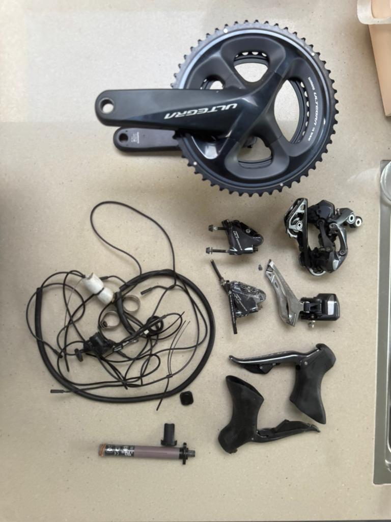 ultegra di2 11sp groepset, Fietsen en Brommers, Fietsonderdelen, Ophalen, Zo goed als nieuw