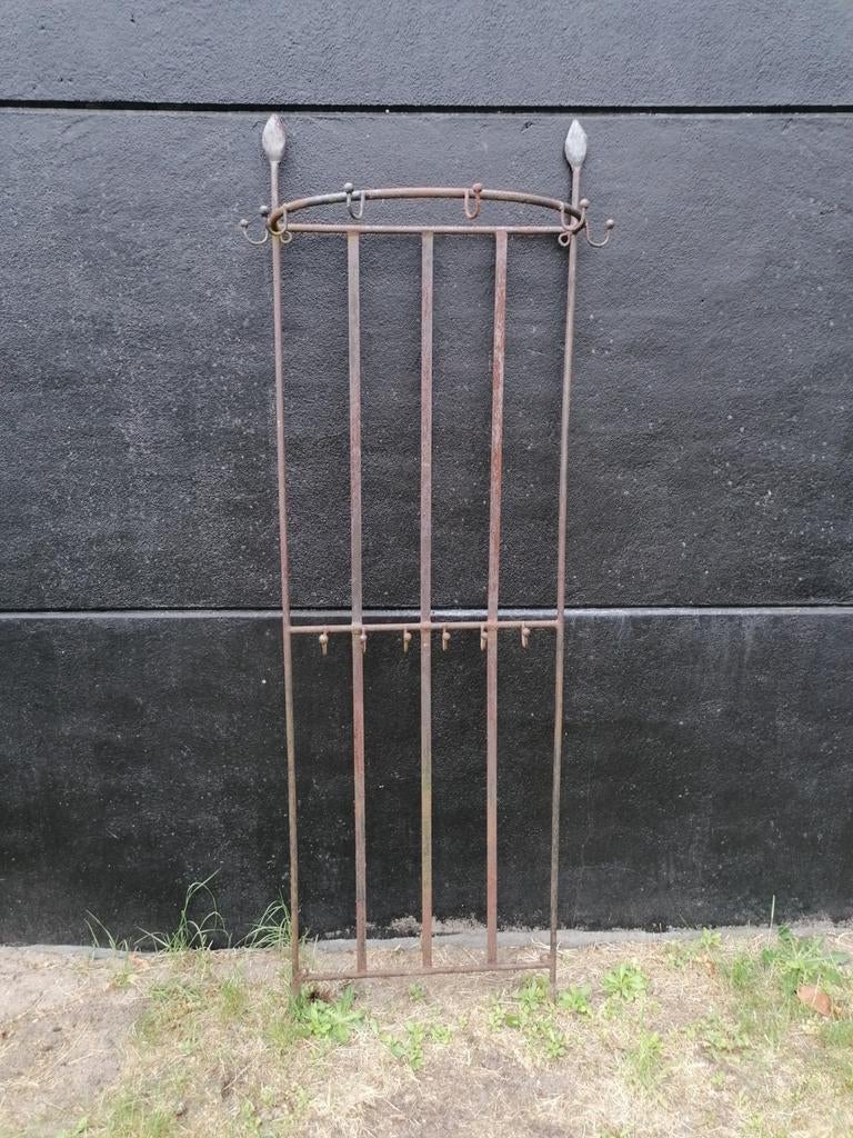 Roest metalen decoratie hekwerk., Ophalen, IJzer, Sierhekwerk