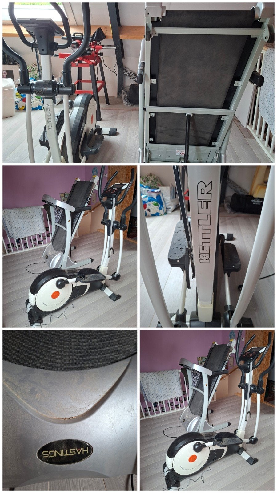 Kettler Crosstrainer / Hastings Loopband - gebruikt, Ophalen, Zo goed als nieuw, Crosstrainer