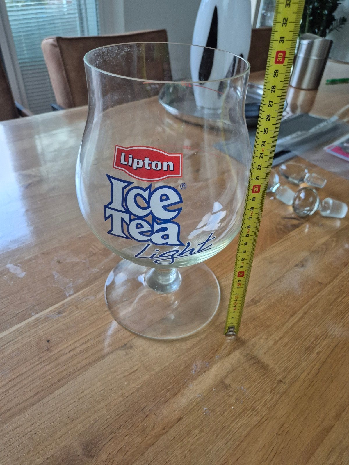 Lipton , ice tea drink glas.( GROOT), hoogte 30 cm, Ophalen, Overige typen