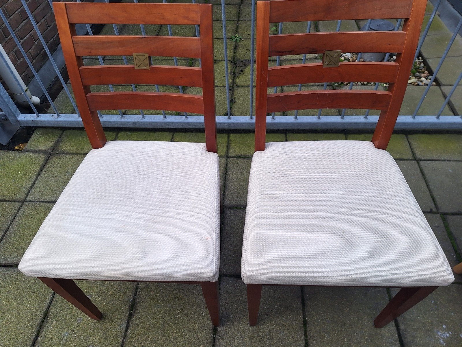 2 stoelen, Tuin en Terras, Ophalen, Hout