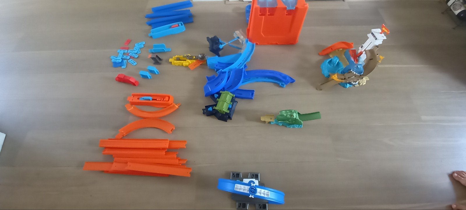 Grote Hot Wheels Racebaan Set met Looping en Auto's, Ophalen, Gebruikt, Hot Wheels, Met looping