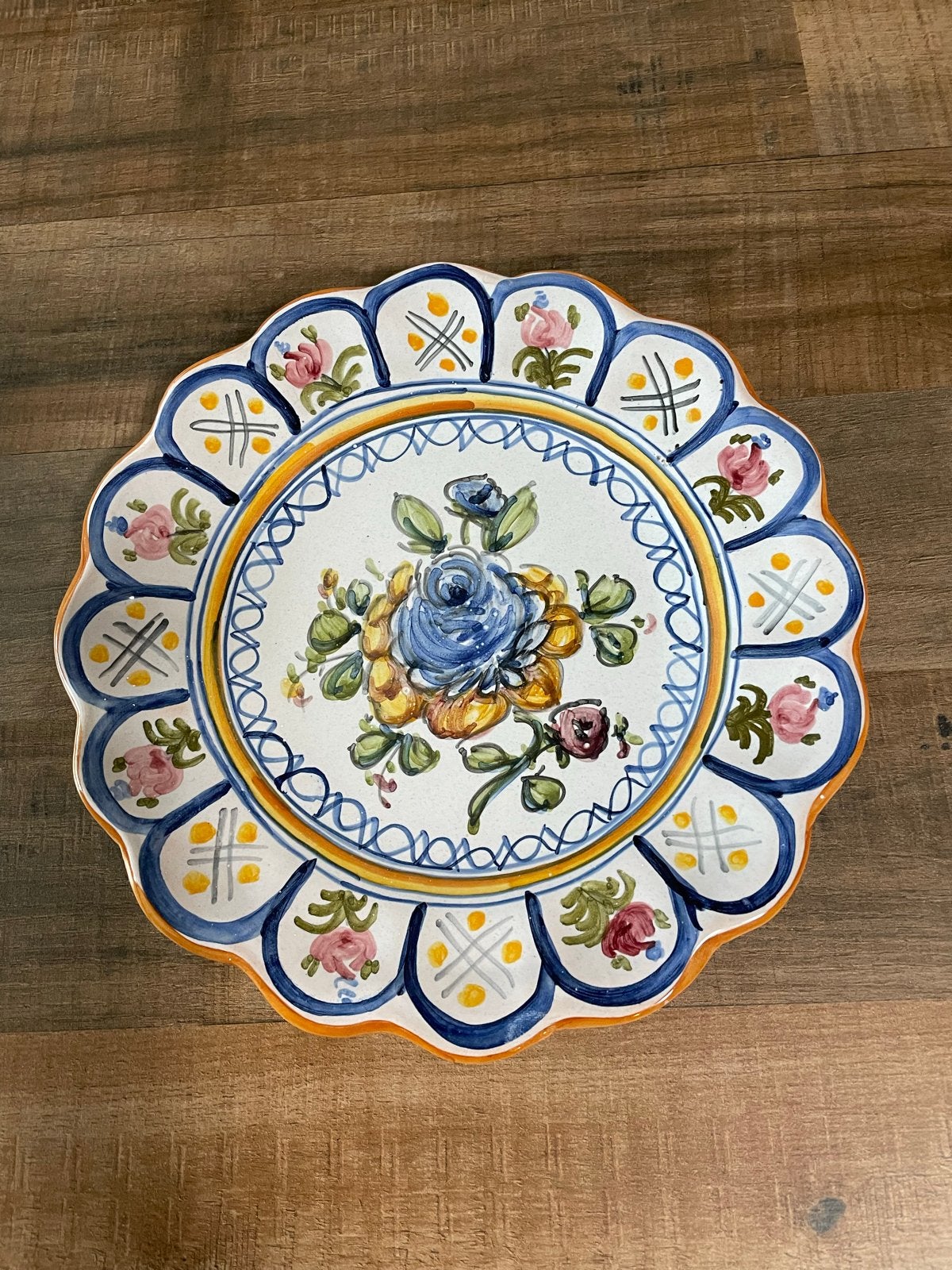 Decoratief Spaans wandbord - Talavera stijl, Ophalen