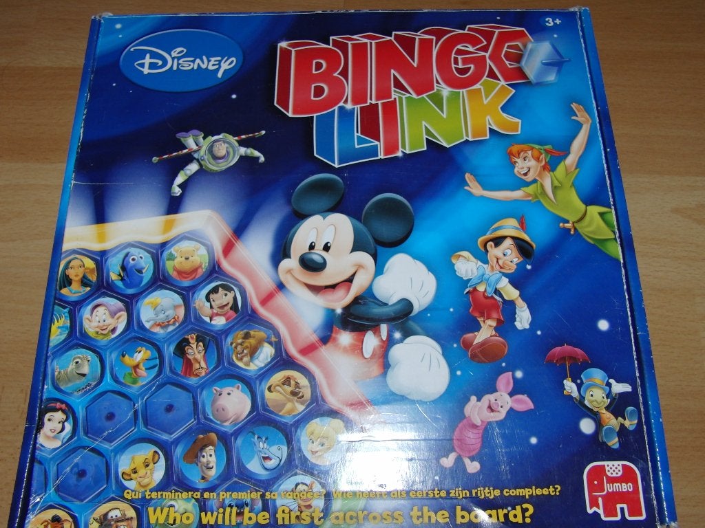 Disney Bingo Link - Maak de oversteek met je favorieten!, Een of twee spelers, Ophalen of Verzenden, Zo goed als nieuw, Jumbo