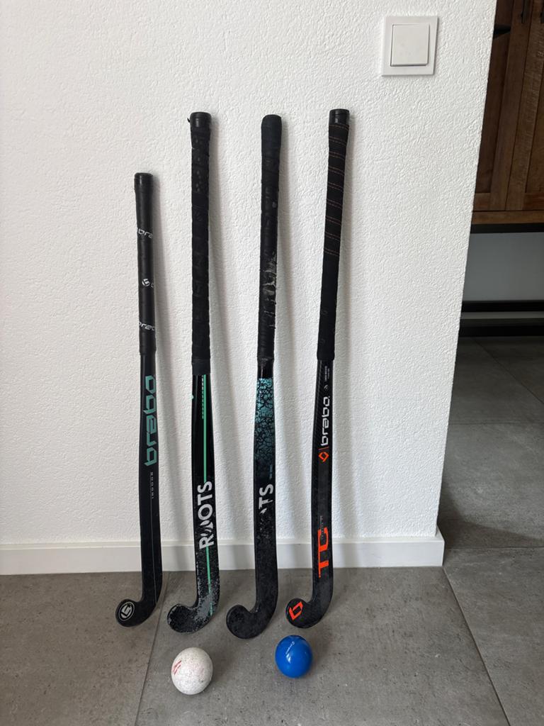 Diverse hockey sticks en ballen, Ophalen of Verzenden, Zo goed als nieuw, Stick