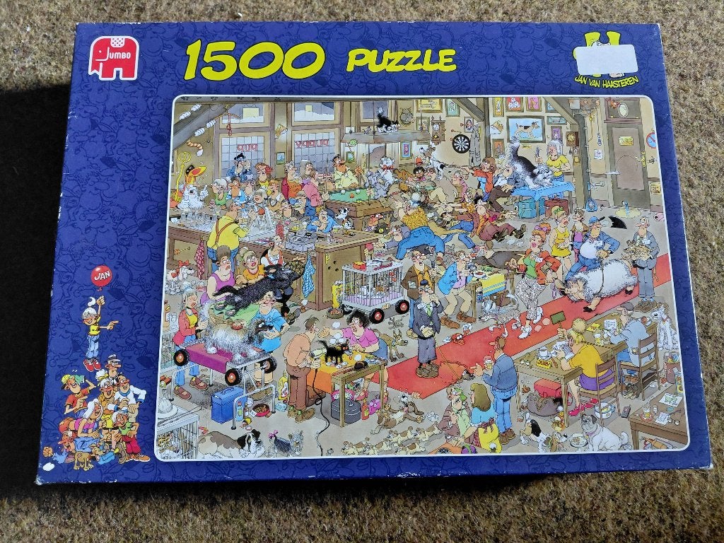Jan van Haasteren puzzels 1500 stukjes, Hobby en Vrije tijd, Denksport en Puzzels, Gebruikt, Legpuzzel, 500 t/m 1500 stukjes, Ophalen of Verzenden