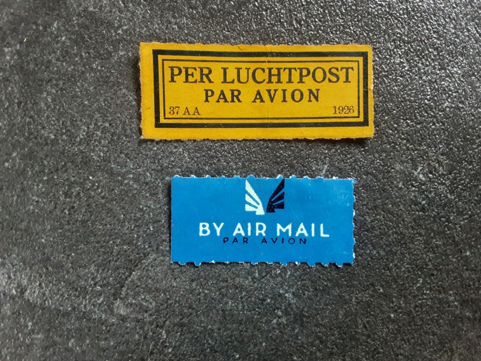 Sluitzegels luchtpost par avion, Verzamelen, Ophalen of Verzenden