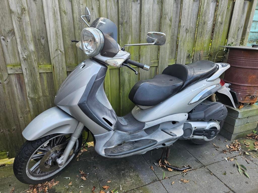 Piaggio Beverly 500 - Start niet, voor onderdelen/klusser, Fietsen en Brommers, Scooters | Piaggio, Ophalen, Gebruikt, Benzine