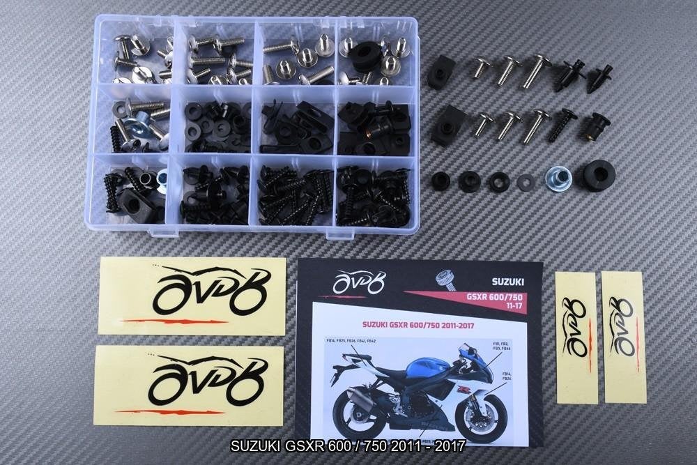 Kuip bouten set voor SUZUKI GSXR 600 750 2011 - 2017, Ophalen of Verzenden, Nieuw