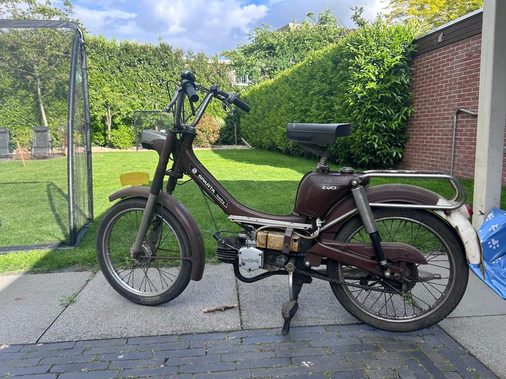 Sparta Lucky Bromfiets - Klassieke Rijervaring, Ophalen, Gebruikt, Maximaal 45 km/u, Maxi
