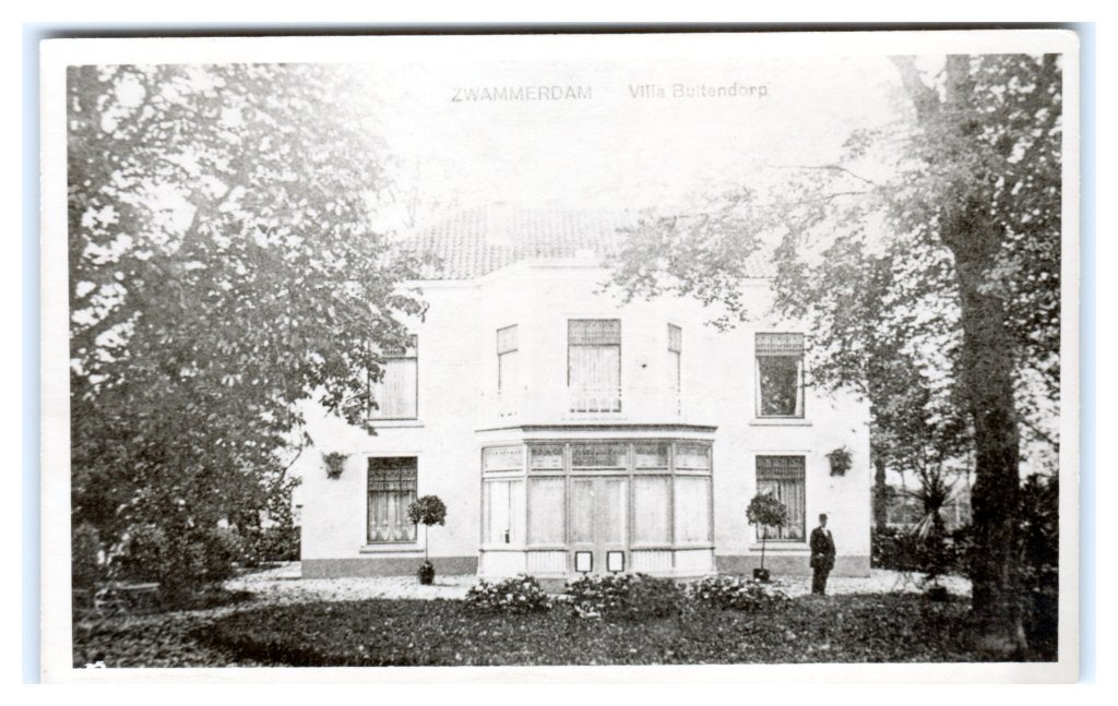 Zwammerdam, Villa Buitendorp - Fotokaart?, Verzamelen, Ophalen of Verzenden, 1920 tot 1940, Ongelopen, Zuid-Holland