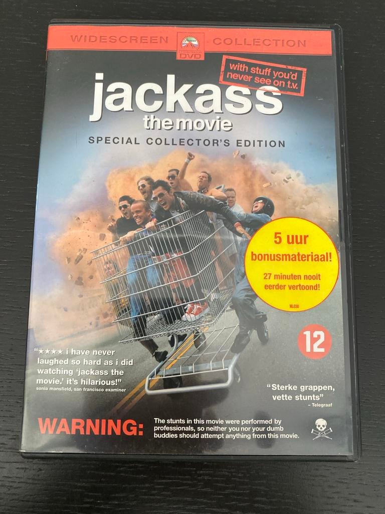 Jackass The Movie - Special Collector's Edition DVD, Vanaf 12 jaar, Ophalen of Verzenden, Gebruikt, Overige genres