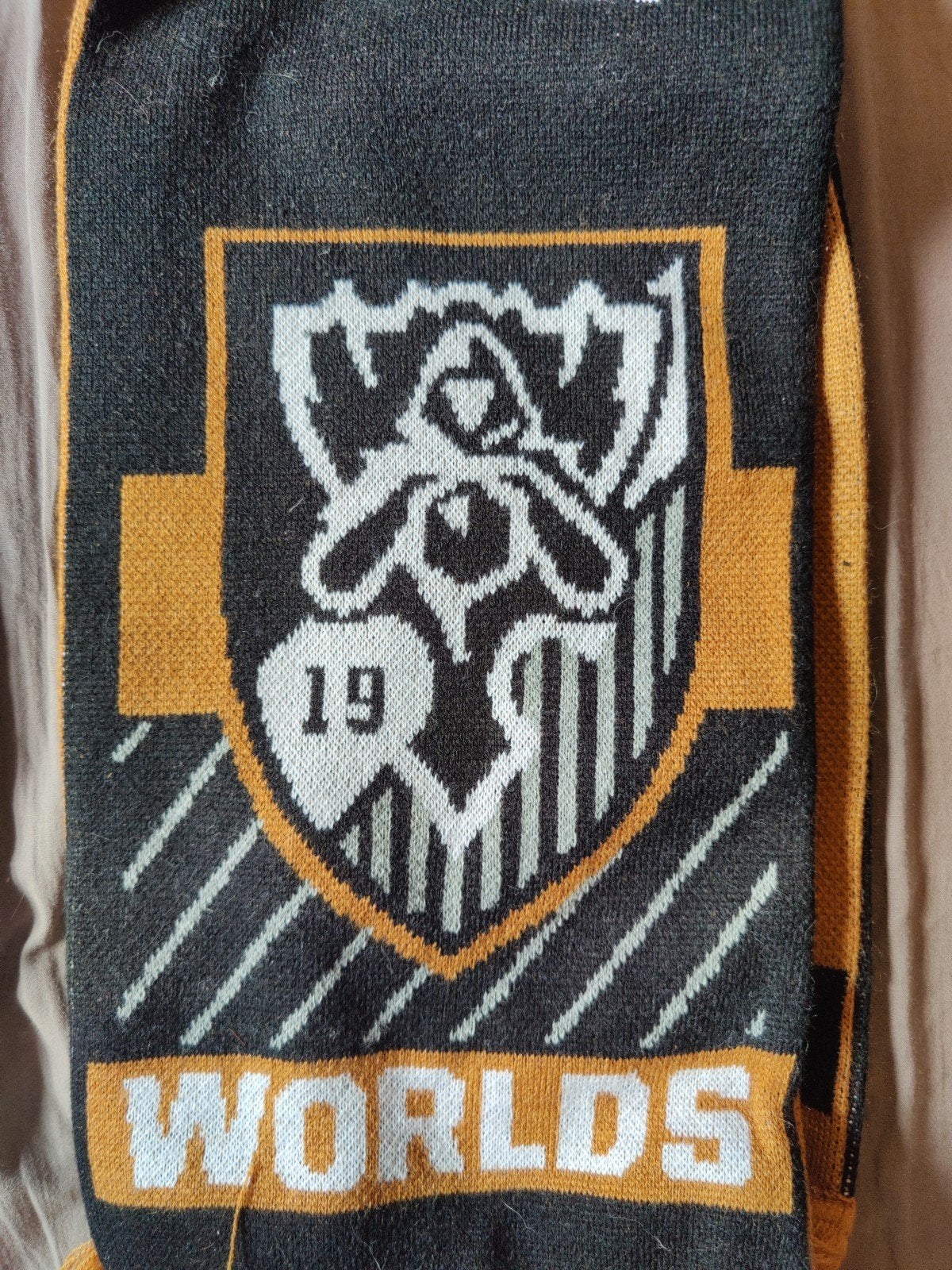 League of Legends Worlds 2019 sjaal, Kleding | Heren, Mutsen, Sjaals en Handschoenen, Ophalen of Verzenden, Zo goed als nieuw