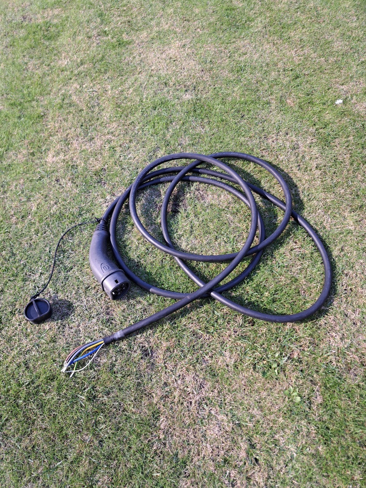 Laadpaalkabel type 2 - open eind - 5 meter, Ophalen of Verzenden, Gebruikt, Laadkabel