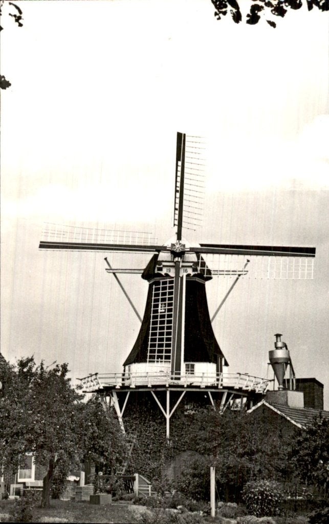 Veelerveen - Korenmolen - vlucht 18 m, Verzamelen, Ophalen of Verzenden, 1980 tot heden, Ongelopen, Groningen
