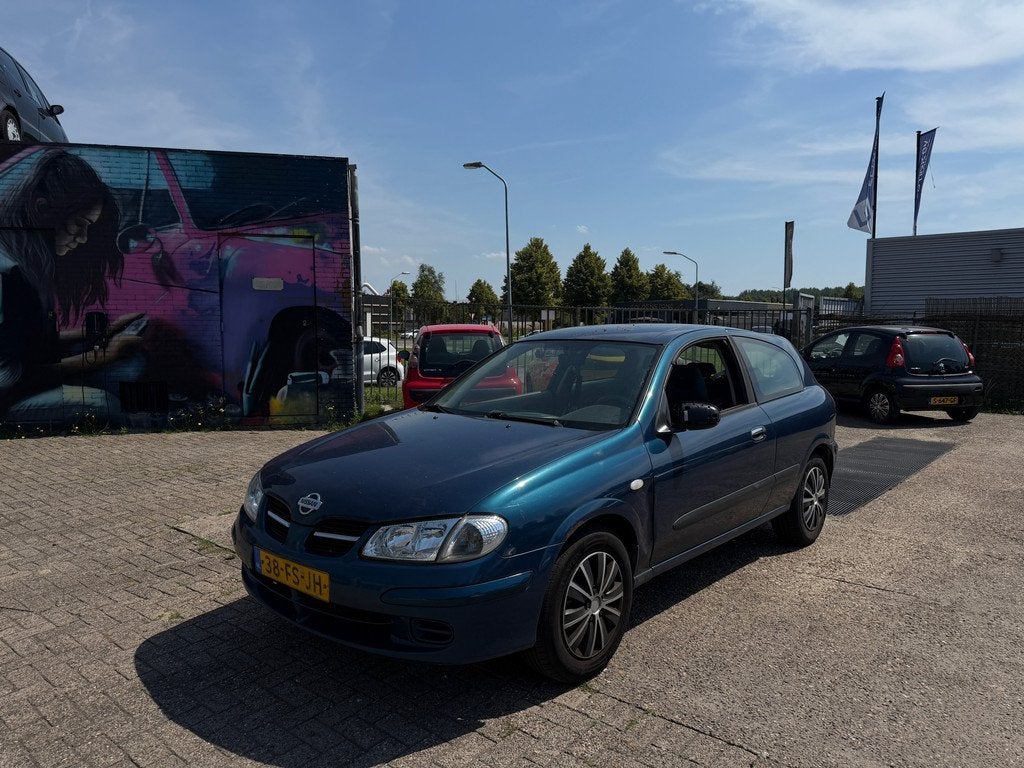 Nissan Almera 1.8 Ambience Incl NW Keuring, Auto's, Nissan, Gebruikt, 4 cilinders, Blauw, Origineel Nederlands