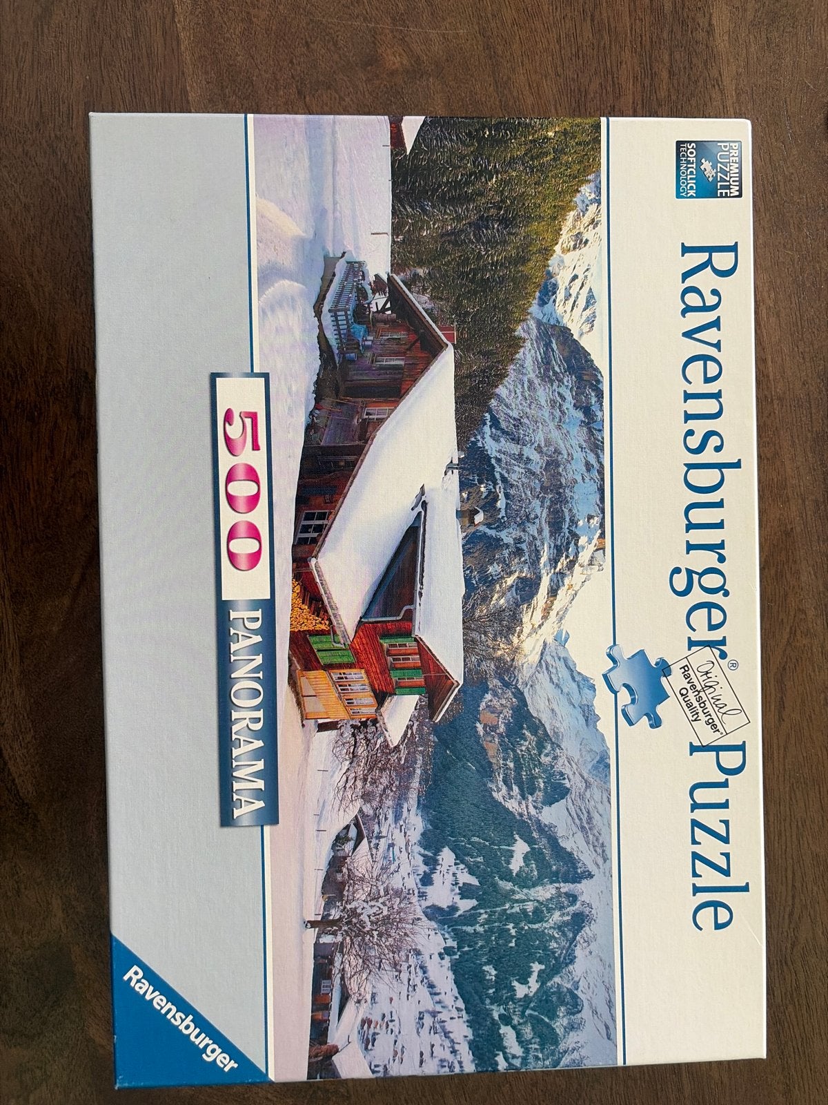 Ravensburger Panorama Puzzel 500 stukjes - Winterlandschap, Ophalen of Verzenden, 500 t/m 1500 stukjes, Zo goed als nieuw, Legpuzzel
