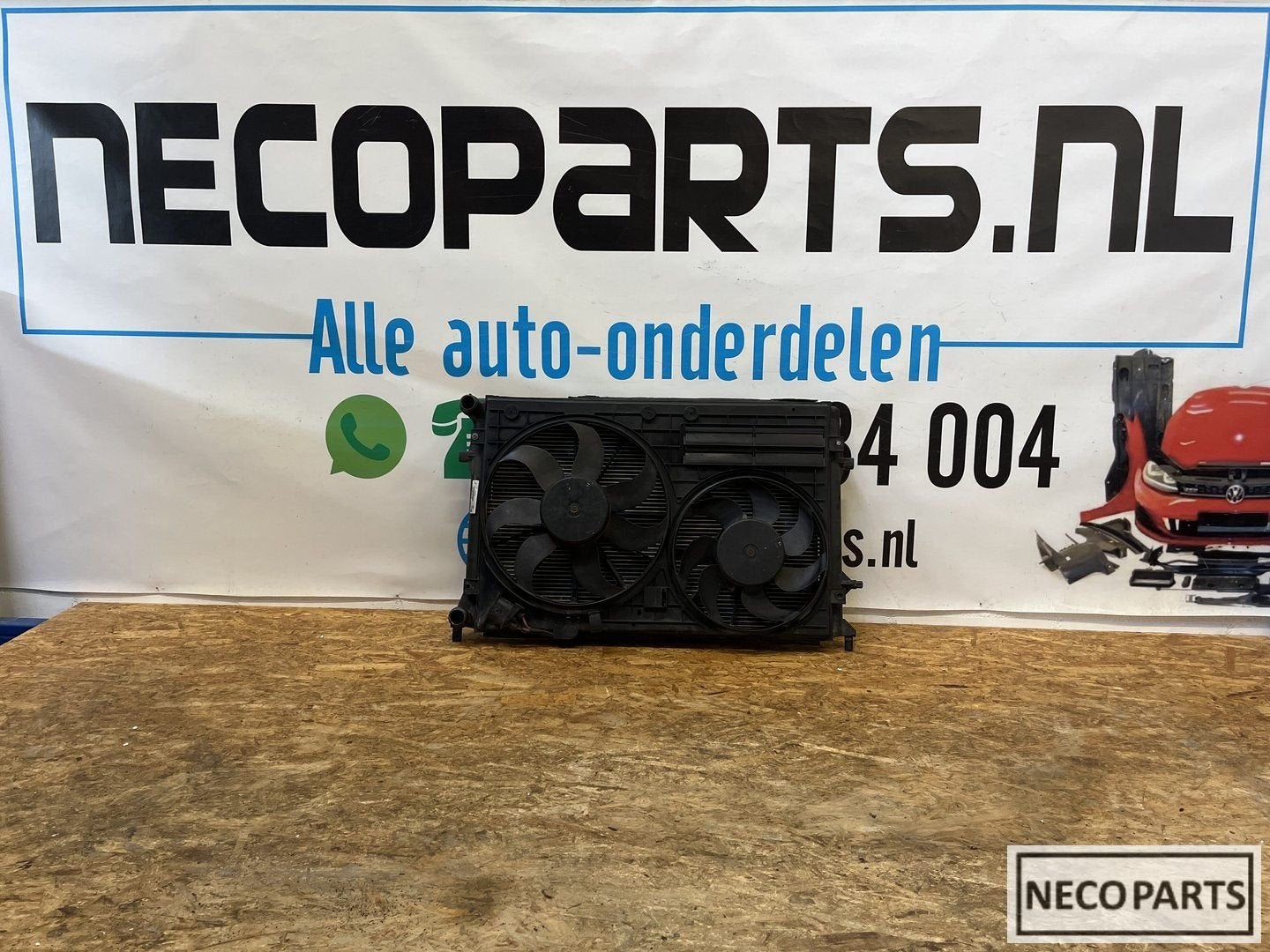 GOLF 5 GTI KOELER KOELERPAKKET ORGINEEL 1K0121251K, Gebruikt, -, Volkswagen, -