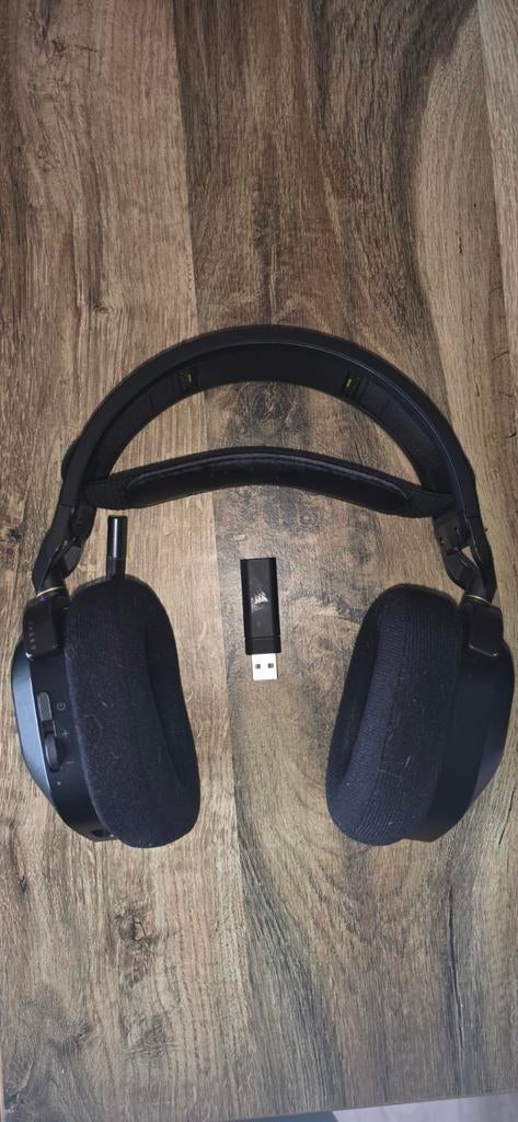 Corsair HS80 draadloze Gaming Headset, Overige merken, Gebruikt, Ophalen of Verzenden, Over oor (circumaural)