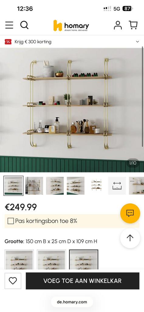 Houten wandplanken nieuw in doos, Huis en Inrichting, Woonaccessoires | Wandplanken en Boekenplanken, Ophalen, Nieuw