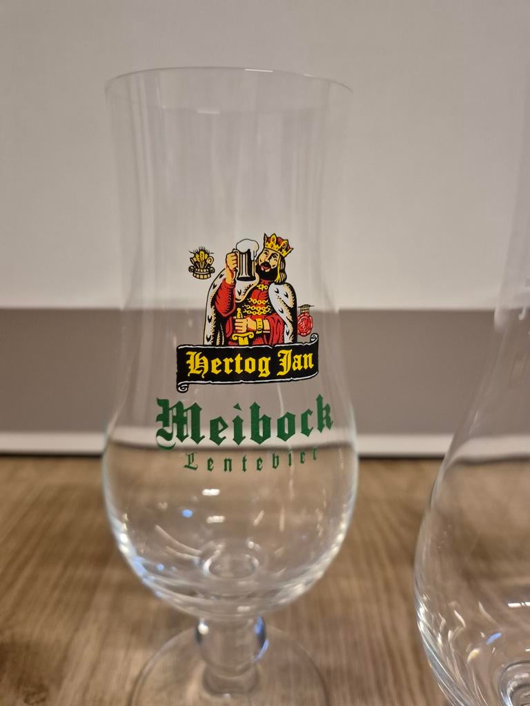Hertog jan Meibock glazen, Ophalen of Verzenden, Glas of Glazen, Hertog Jan