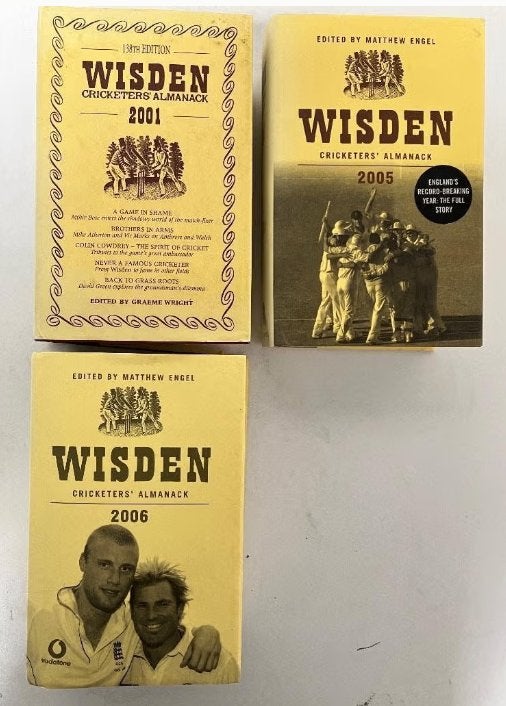 Wisden Cricketers' Almanack: 2001, 2005 en 2006 *, Ophalen of Verzenden, Gelezen, Matthew Engel (2005, 2006), Graeme Wright (2001)