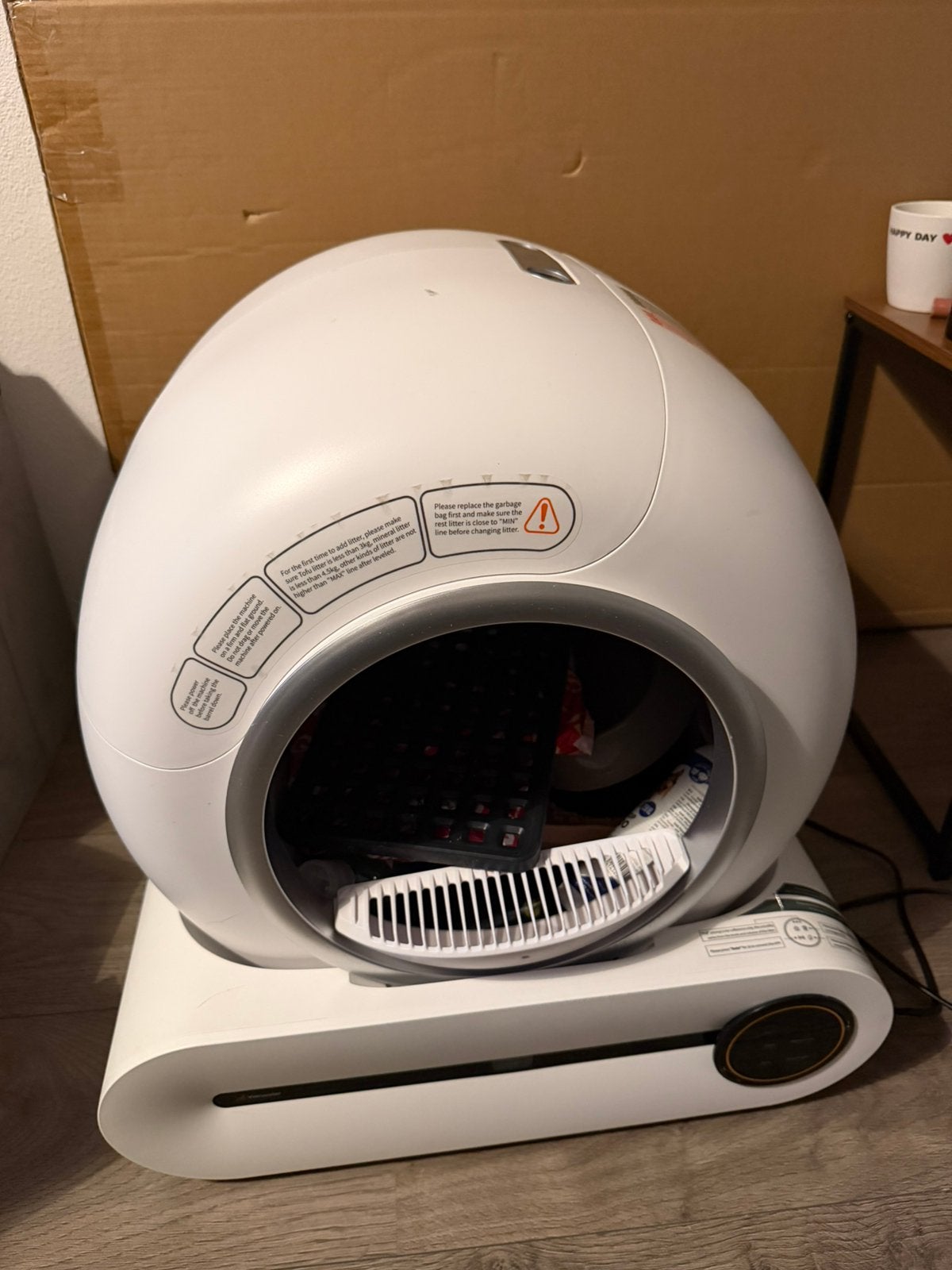 Kattenbak electrische, Dieren en Toebehoren, Kattenbakken, Ophalen of Verzenden, Zo goed als nieuw