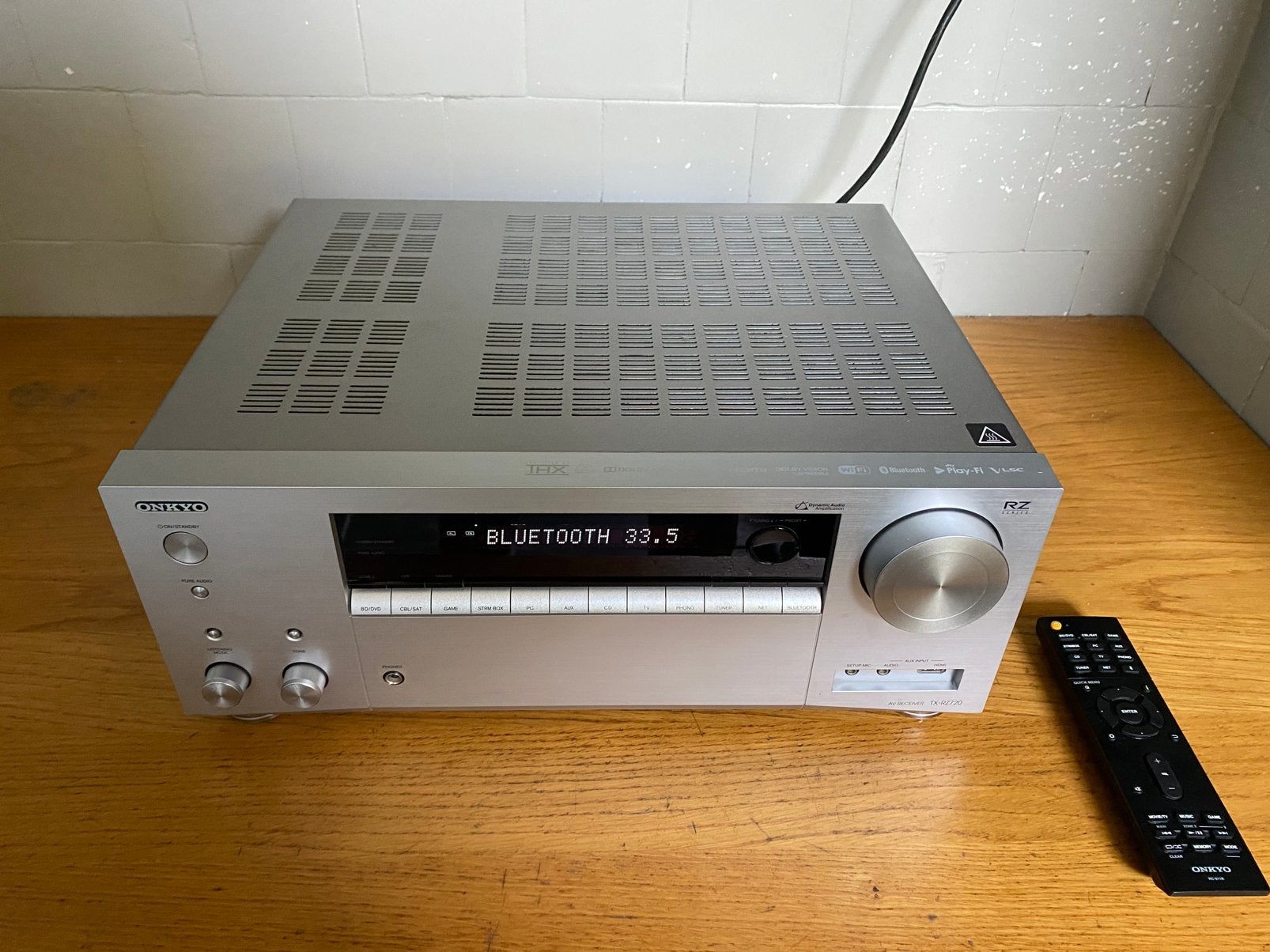Onkyo TX-RZ720 receiver | 7.2 | Dolby atmos | bluetooth, Gebruikt, I, Ophalen of Verzenden, I